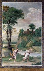 欧洲12-19世纪油画五_DOMENICHINO - Apollo pursuing Daphne